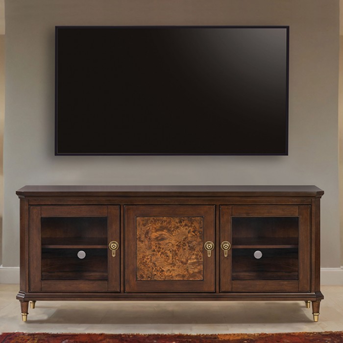 70" Westerham Modern TV Stand with Gold-Capped Legs