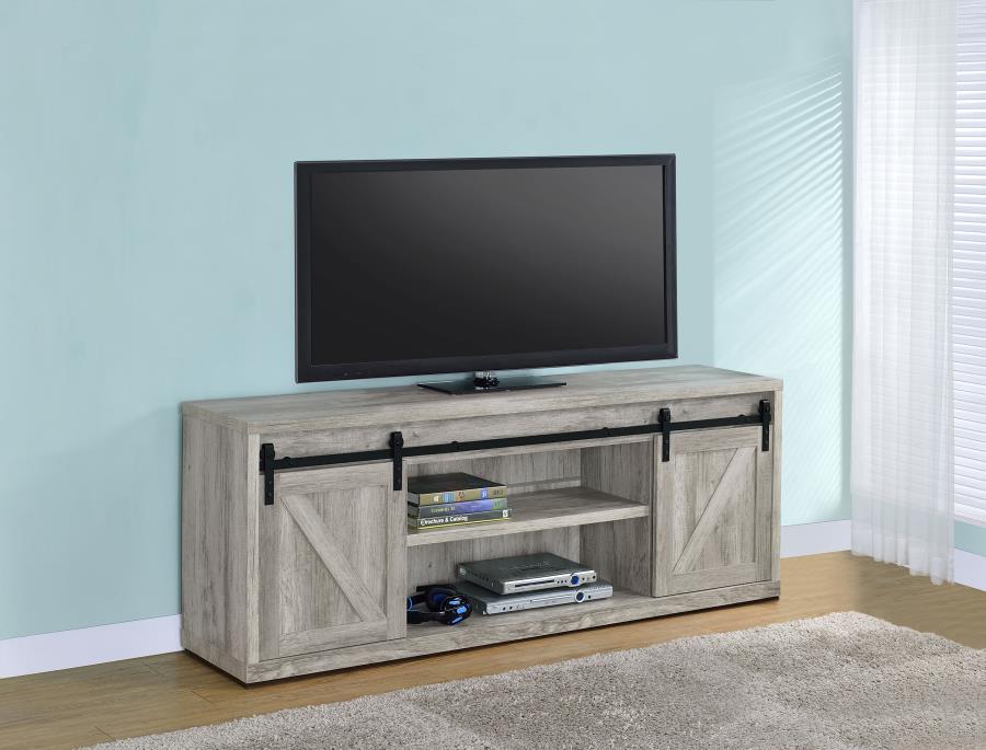 Brockton 2-door Engineered Wood 71-inch TV Stand