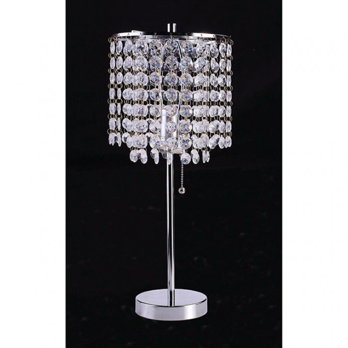 Perla Crystal Strings Table Lamp
