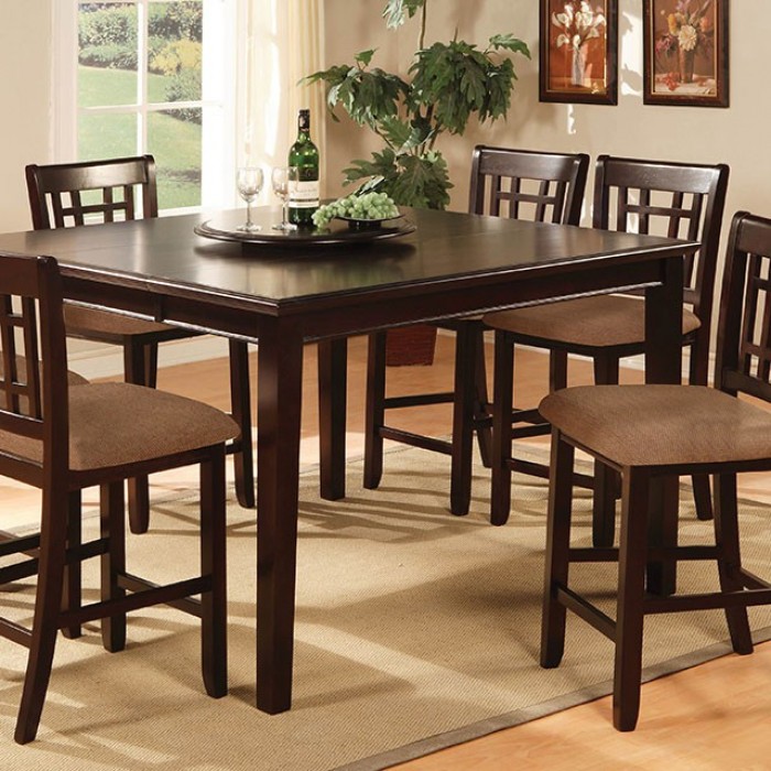 Central Park Transitional Square Style Counter Height Dining Table
