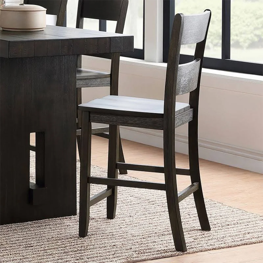 Haddie Transitional Counter Height Chair Set of 2