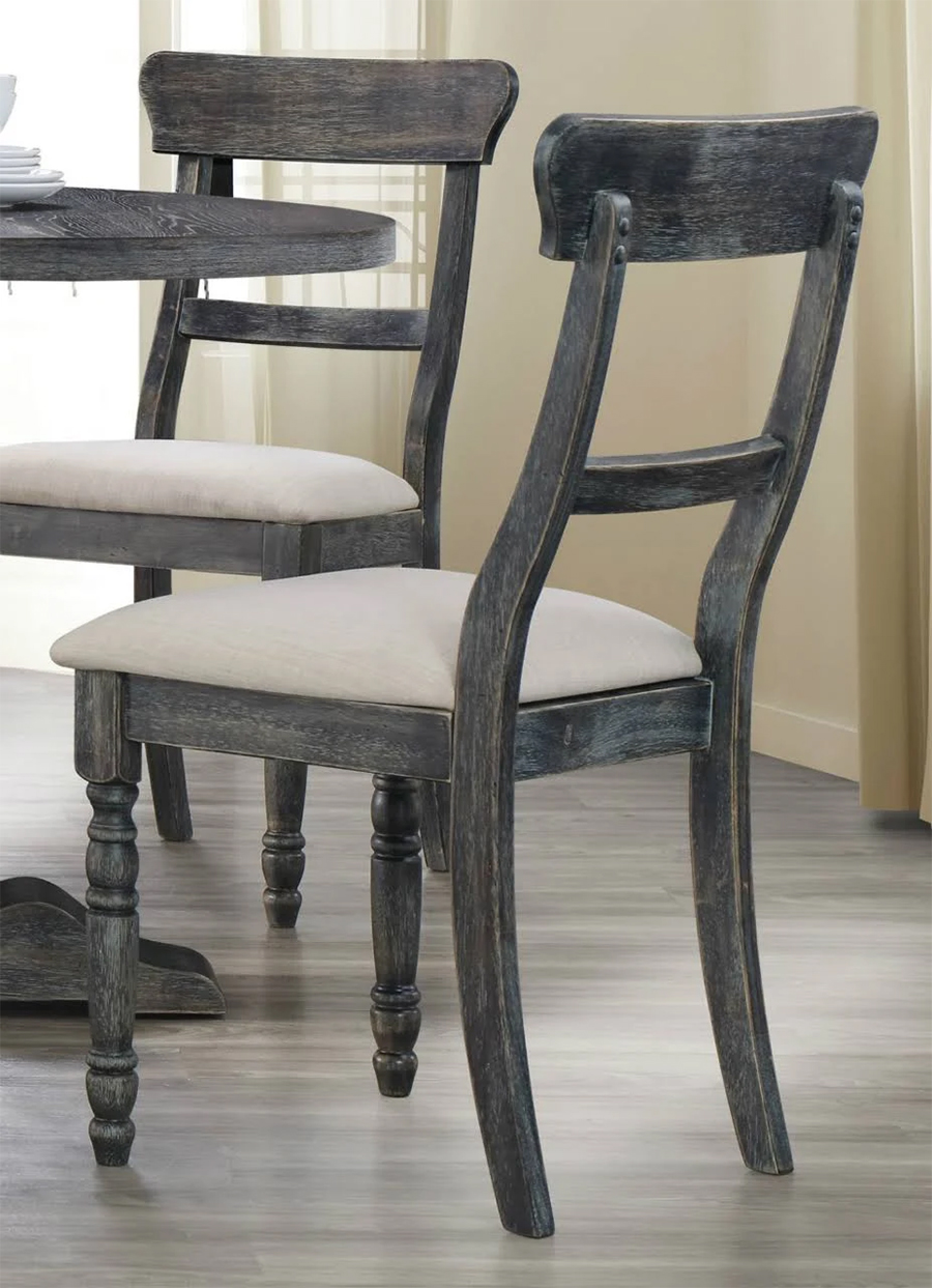 Leventis Traditional Design Side Chair Set of 2
