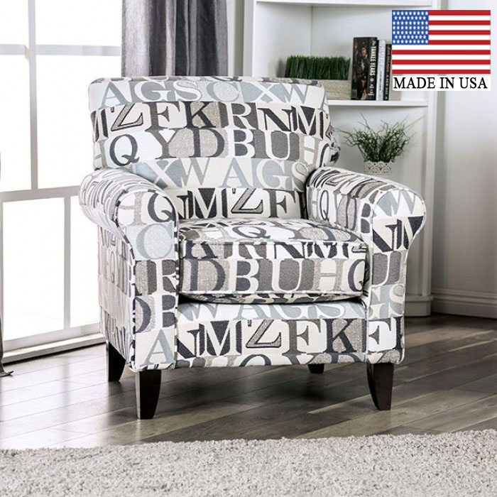 Verne Letter Patterned Chair