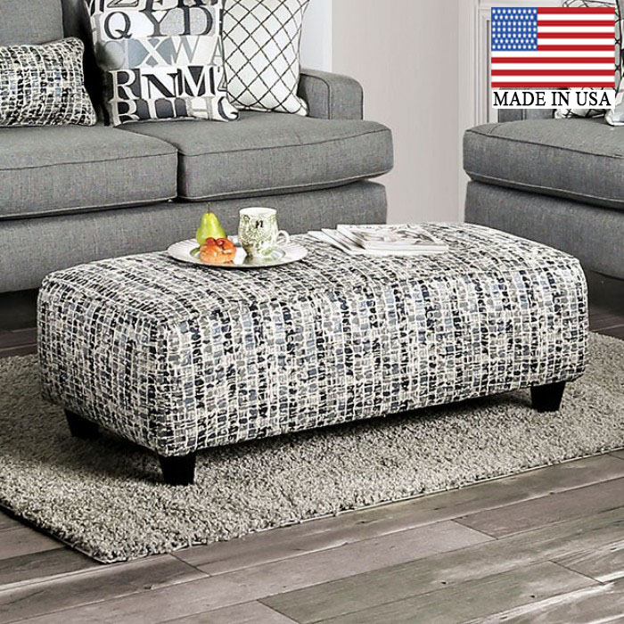 Verne Pattern Ottoman