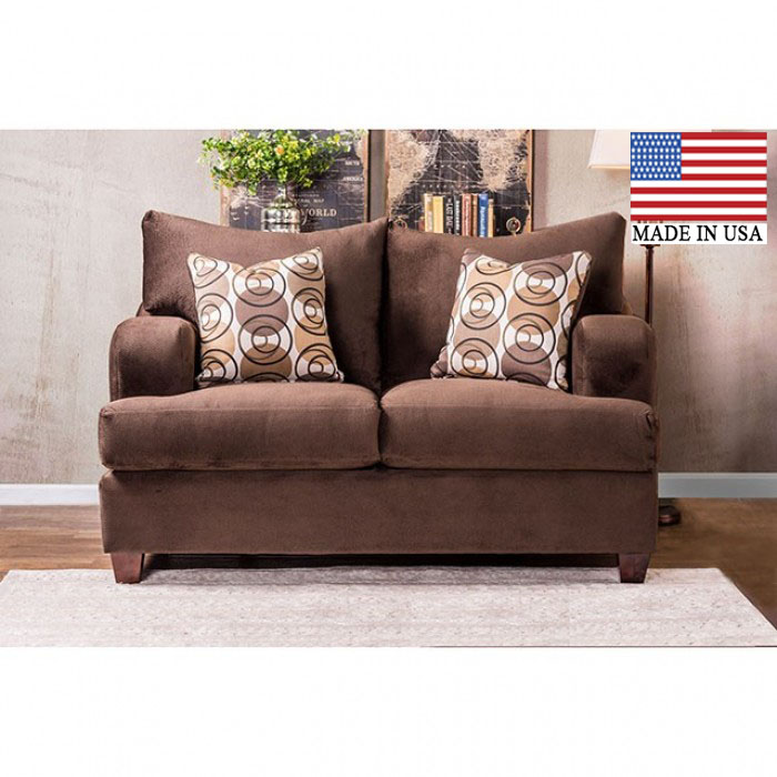 Wessington Modern English-Arm Style Loveseat