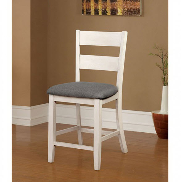 Anadia Two-Tone Counter Height Chair Set of 2