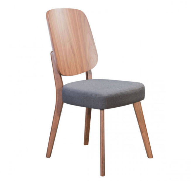 Alberta Walnut Dining Chair Set of 2