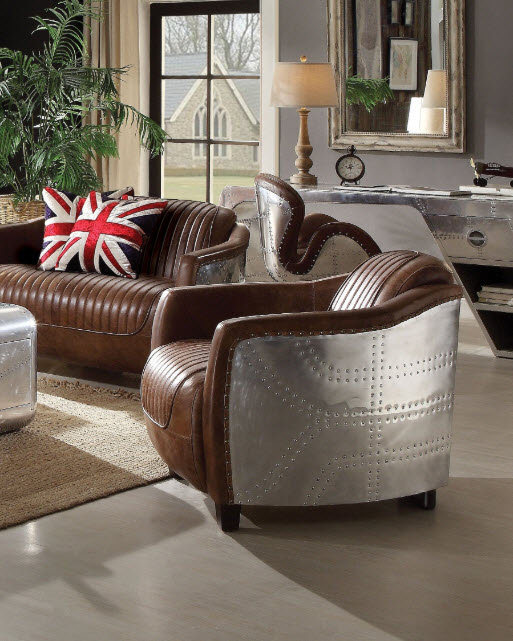 Brancaster Retro Brown Chair