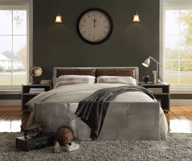 Brancaster Platform Bed With Headboard Storage