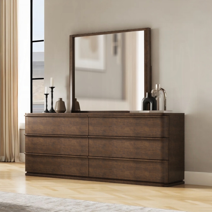 Zoey Brown Oak Dresser