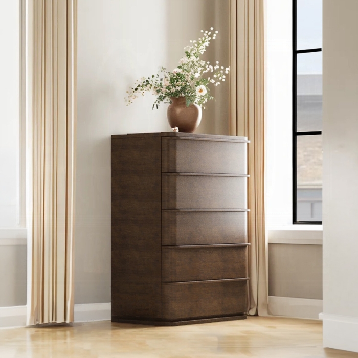 Zoey Brown Oak Chest