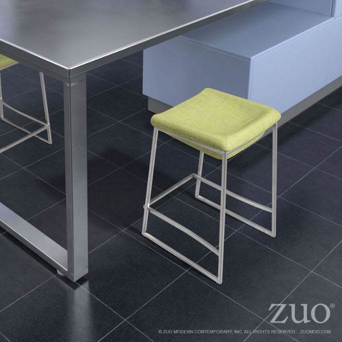 Lids Indented Cushion Counter Height Stool Set of 2