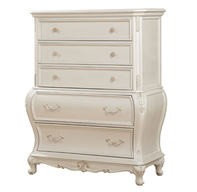 Chantelle Pearl White Chest