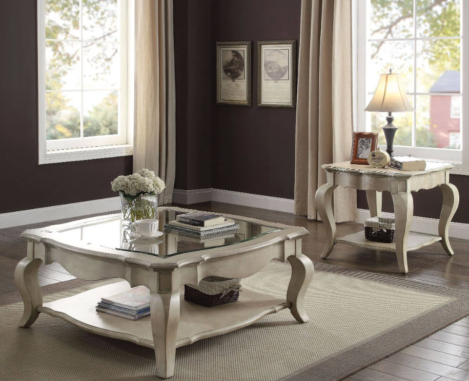 Chelmsford Antique Taupe Coffee Table