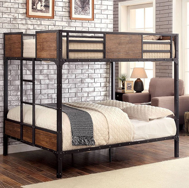 Clapton Full Metal Construction Bunk Bed