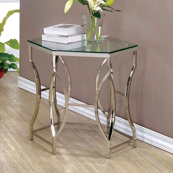 Zola Geometric Shape End Table