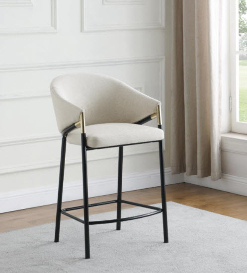 Chadwick Fabric Upholstered Counter Chair Set of 2