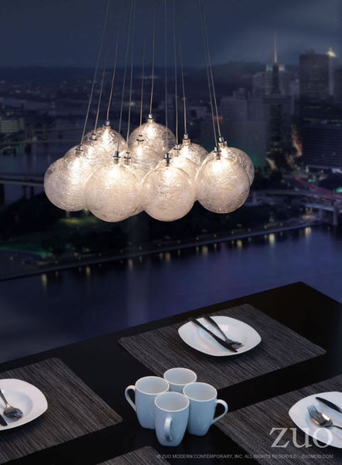 Cosmos Bunched Bulb Ceiling Lamp