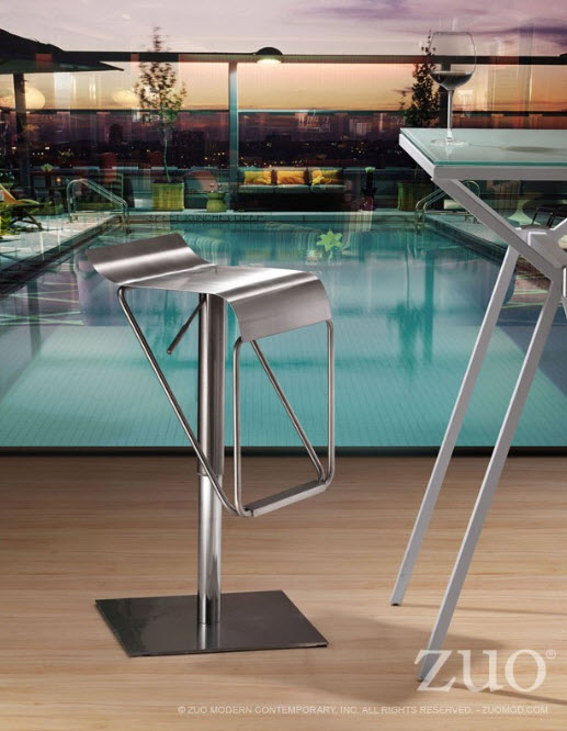 Dazzer Stainless Steel Barstool
