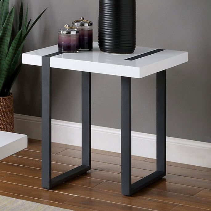 Eimear Steel Legs End Table