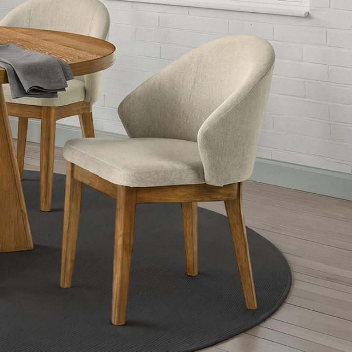 Orsino Walnut Arm Chair Set of 2