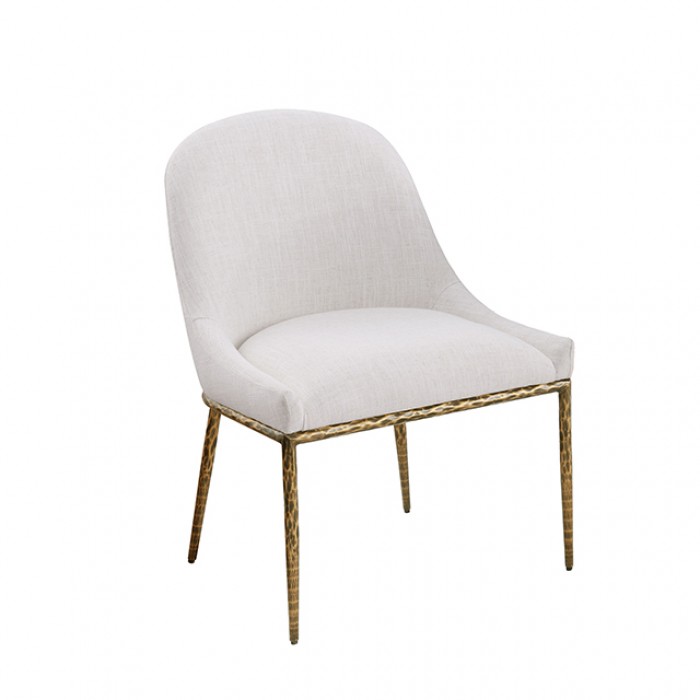 Balvi Contemporary Matte Gold Side Chair