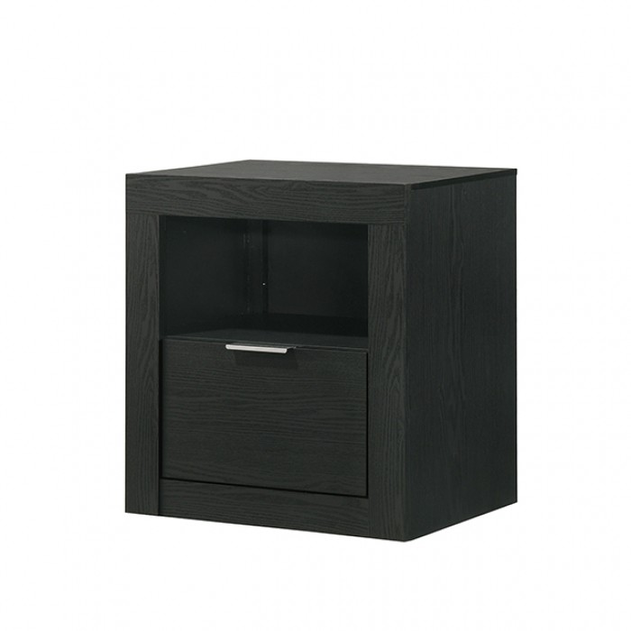 Altimari Contemporary Black Nightstand