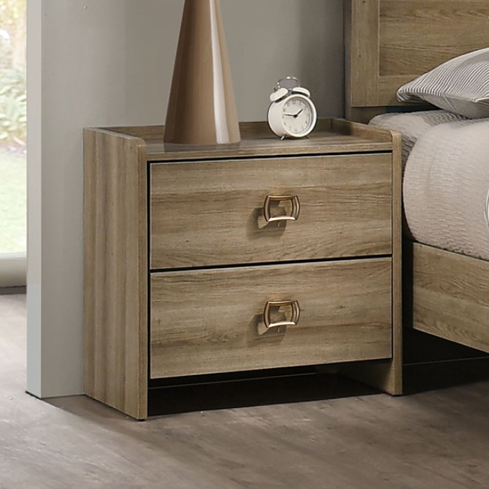 Cadden Contemporary Dusty Oak Nightstand