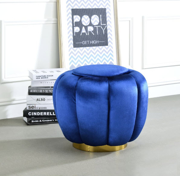 Heiress Fully Padded Seat Ottoman
