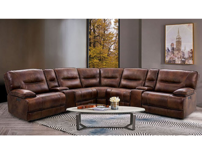 Louella Power Recliner Sectional Sofa