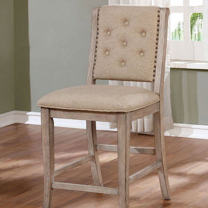 Ledyard Rustic Counter Height Dining Chair Set of 2