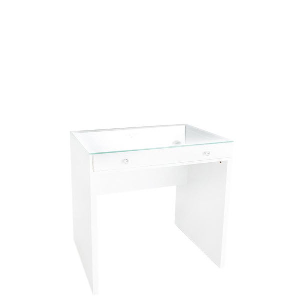 Slaystation® Clear Top Mini Vanity Table
