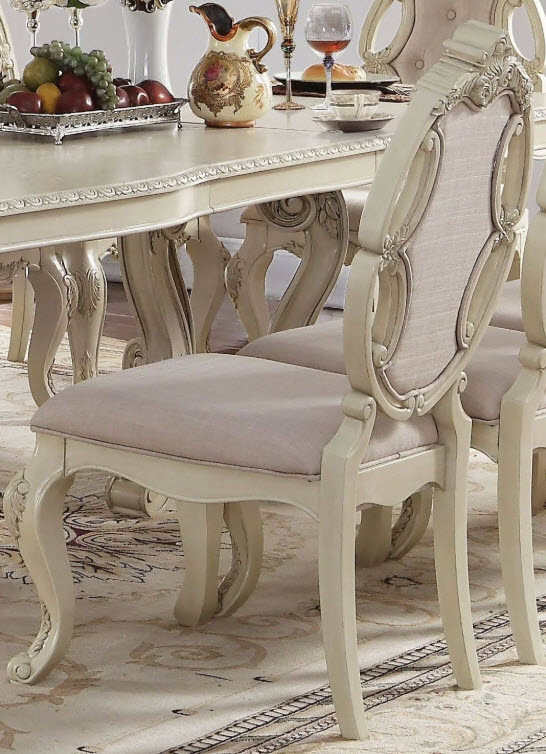 Ragenardus Side Chair with Scrolled Crown Set of 2