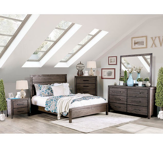 Rexburg Rustic Style Bed