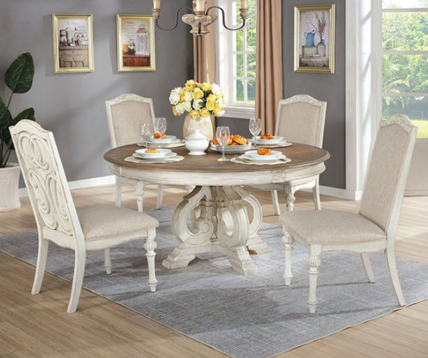 Arcadia Pedestal Base Round Dining Table