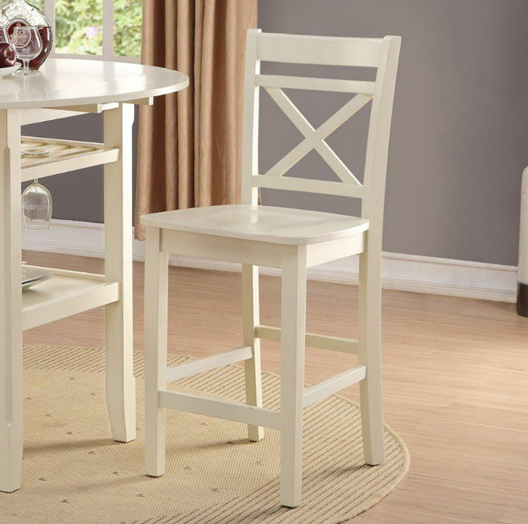 Tartys Casual Counter Height Dining Chair Set of 2