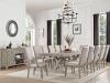 Rocky Dining Table with Trestle Base