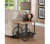 Francie Industrial Style End Table