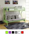 Eclipse Twin/Full Metal Futon Bunk Bed
