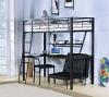 Senon Loft Bed with DeskSlat System