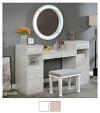 Yasmine LED Mirror 3 Piece Vanity Set