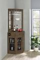 Alviso 1-drawer Corner Home Bar Wine Cabinet
