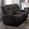 Amirah Lift-Up Armrest Storage Glider Loveseat