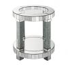 Fafia Glam Mirrored End Table