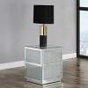 Noralie Faux Diamond End Table