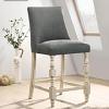 Plymouth Turned Legs Counter Height Chair Set of 2