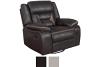 Greer Upholstered Tufted Back Glider Recliner