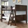 Stamos Transitional Full/Full Bunk Bed Walnut