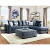 Brielle Transitional Flared Arms Sectional Sofa