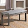 Laquila Wire-Brushed Finished Bench